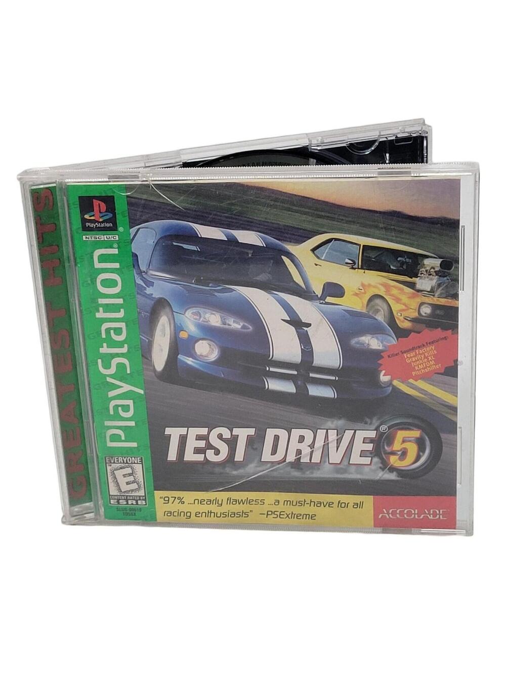 Test Drive 5 Accolade Sony PlayStation 1 Greatest Hits Game Complete CIB